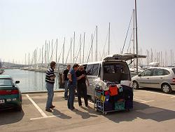 Einchecken in der Marina in Biograd