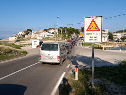 Reisebericht - mit tuifly.com nach Mali Losinj in Kroatien - geschafft - an der Brcke in Mali Losinj...