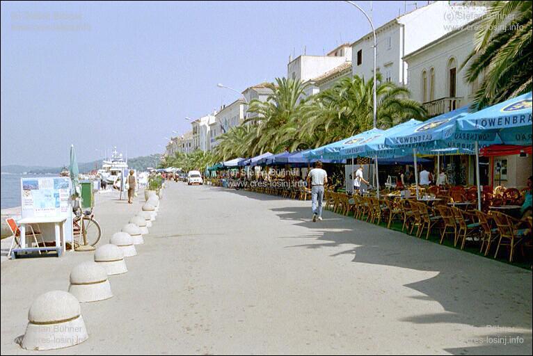 die Promenade von Mali Losinj