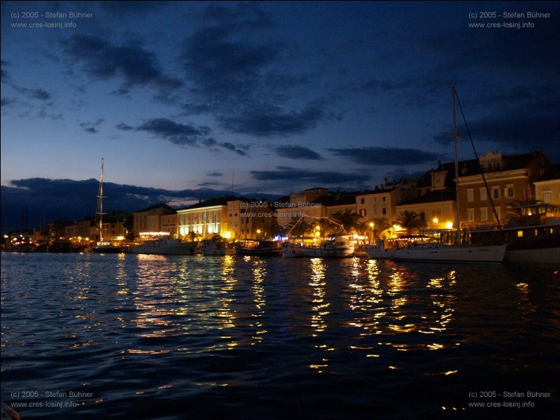 im Hafen von Mali Losinj