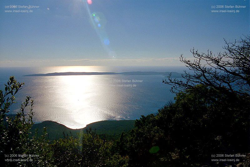 der Gebirgszug des Osorscica bei Nerezine / Osor auf der Insel Losinj