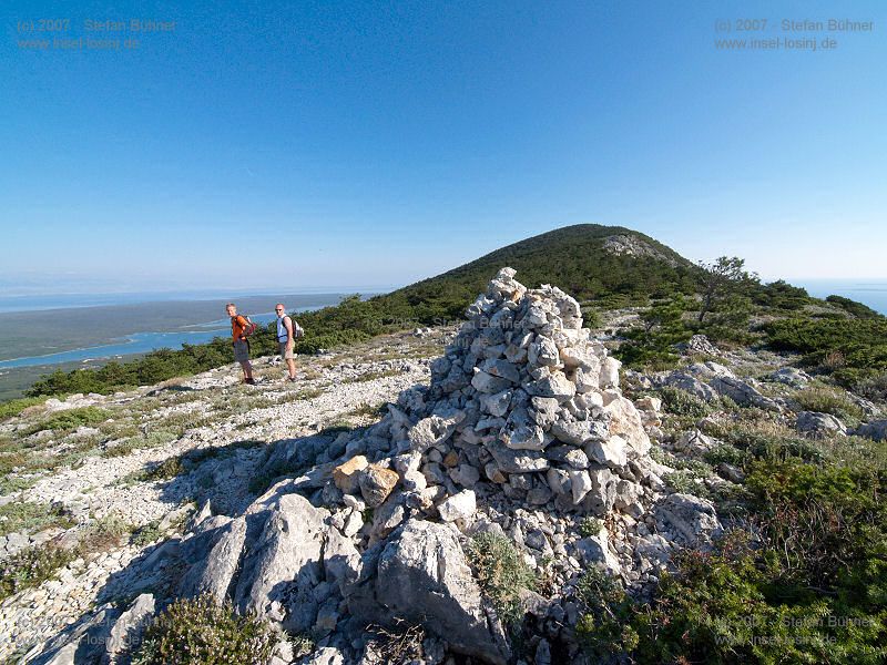 der Gebirgszug des Osorscica bei Nerezine / Osor auf der Insel Losinj