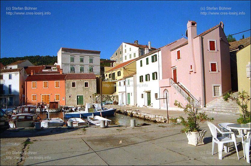 der Fischerhafen Rovenska bei Veli Losinj