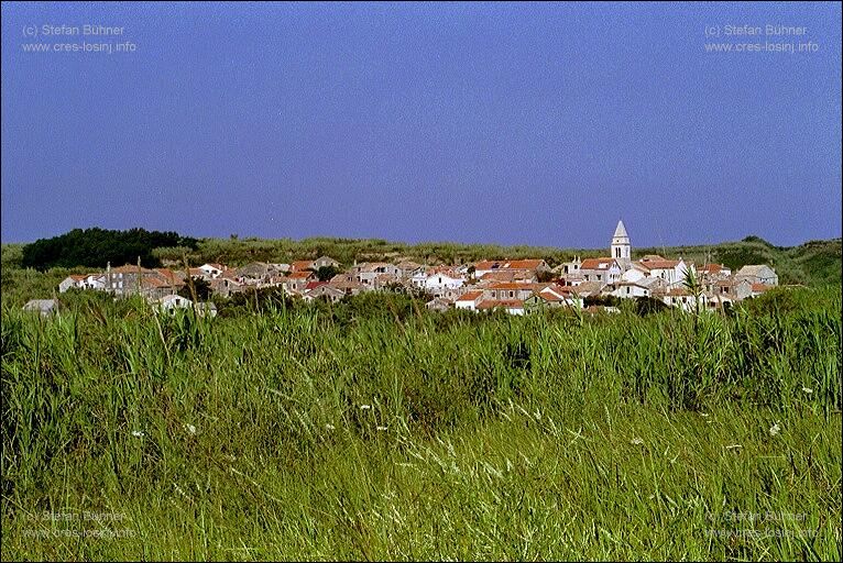 der obere Ortsteil von Susak